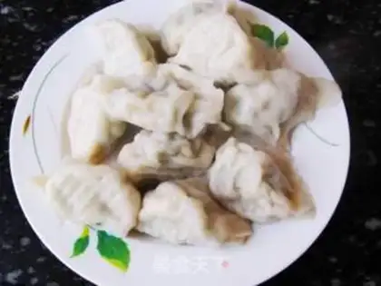 Make Big cabbage pork shrimp dumplings step 25