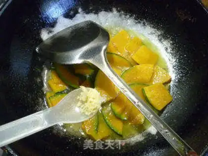 Make Clear the Japanese pumpkin step 7