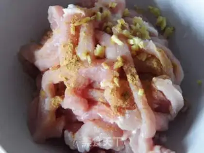Make Softly fried spinal meat step 4
