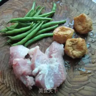 Make Pork oil and tofu step 0