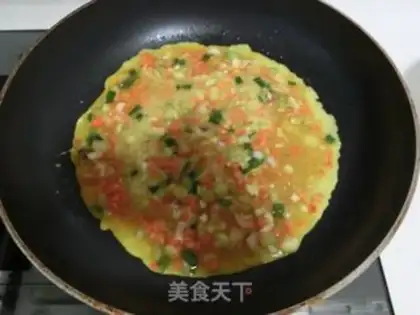 Make Japanese thick eggs step 2