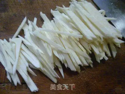 Make Pickles, white silk, noodles step 3