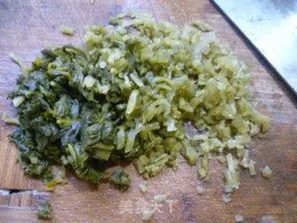 Make Pickles, white silk, noodles step 4