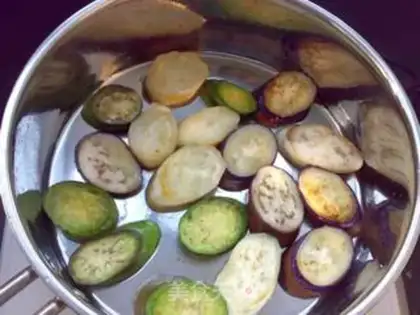 Make A three-skinned eggplant step 4