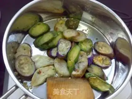 Make A three-skinned eggplant step 6