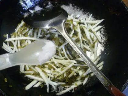 Make Pickles, white silk, noodles step 6