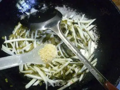 Make Pickles, white silk, noodles step 7