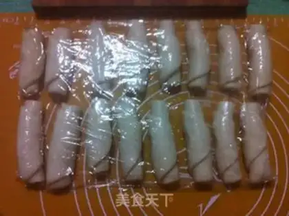 Make White-covered snacks step 9