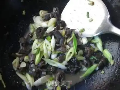 Make Burning sea cucumber step 7