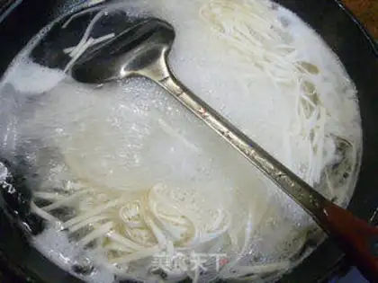 Make Pickles, white silk, noodles step 12