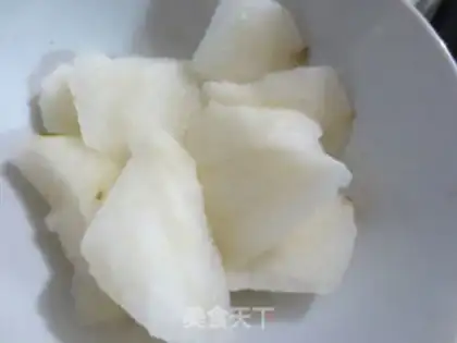 Make Peach gel, silver edear step 4