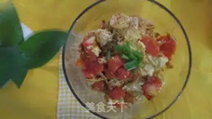 Make Tomato fried eggs step 6