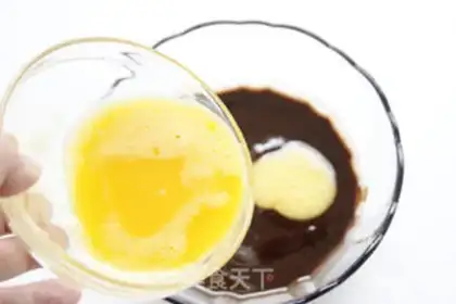 Make Chocolate lava cake step 5