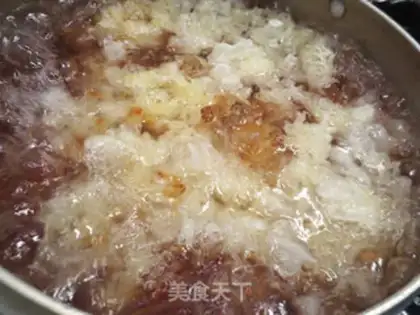 Make Peach gel, silver edear step 8