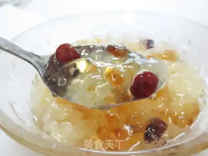 Make Peach gel, silver edear step 11