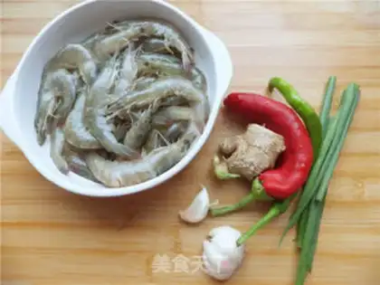 Make Garlic fan steamed shrimp step 0