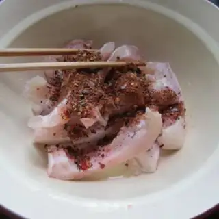 Make The fragrance of red rice step 1