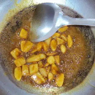 Make Curry fishballs step 4