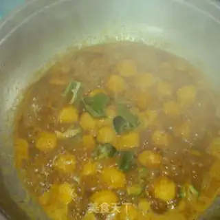 Make Curry fishballs step 9