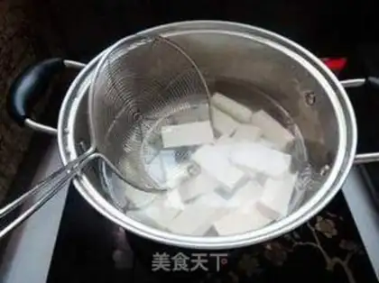Make Three fresh tofu step 2