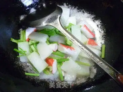 Make The celery crab willows step 8