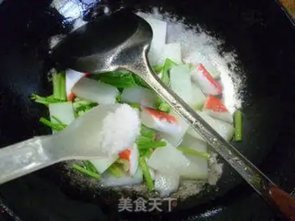 Make The celery crab willows step 9