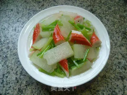 Make The celery crab willows step 12