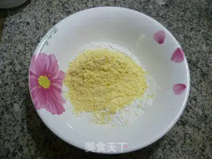 Make Ice-cinnamon round corn step 0