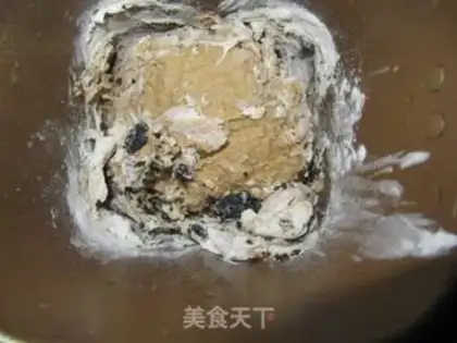 Make Bean sesame bread step 4