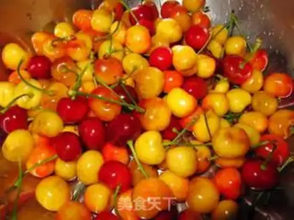 Make Red cherry cans step 6