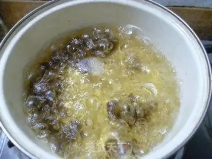 Make Ice-cinnamon round corn step 7