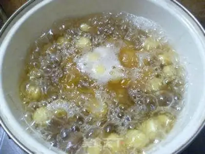 Make Ice-cinnamon round corn step 8