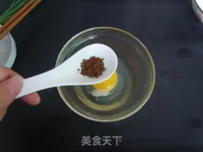 Make Qingxiang powdered eggs step 2