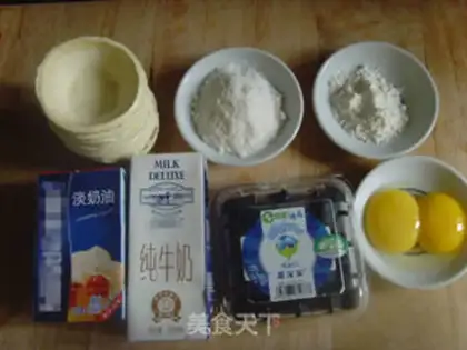 Make Blueberry balls step 0