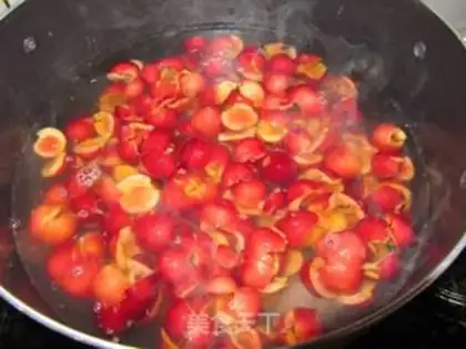 Make Red cherry cans step 10