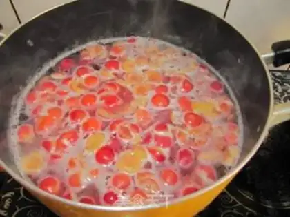 Make Red cherry cans step 11