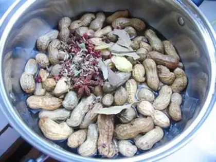 Make Salt-water peanuts step 2