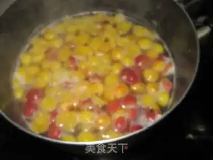 Make Red cherry cans step 14