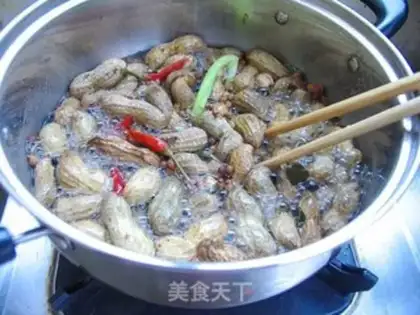 Make Salt-water peanuts step 6