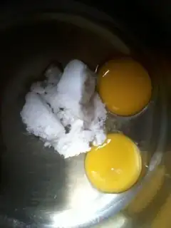 Make Old chicken cake step 2