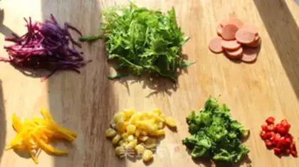 Make Vegetable salad step 1
