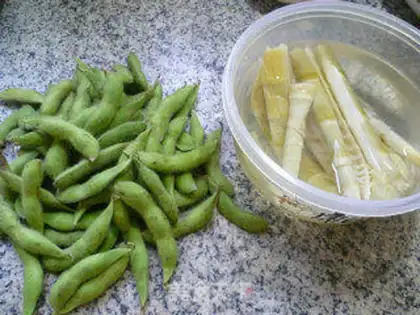 Make Bean with lamb tails step 0