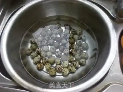Make Quail eggs step 1
