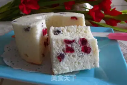 Make The cranberry angel cake step 11