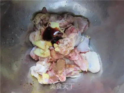Make Yellow chicken step 5