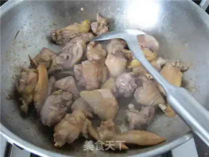Make Yellow chicken step 8