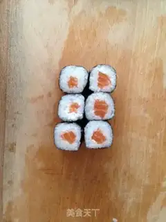 Make Sushi salmon step 7