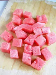 Make Watermelon sandy ice step 0