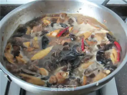 Make Yellow chicken step 13