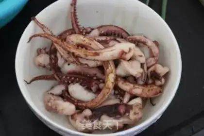 Make Burning squid in part step 1